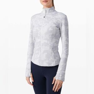 Lululemon white camo define jacket